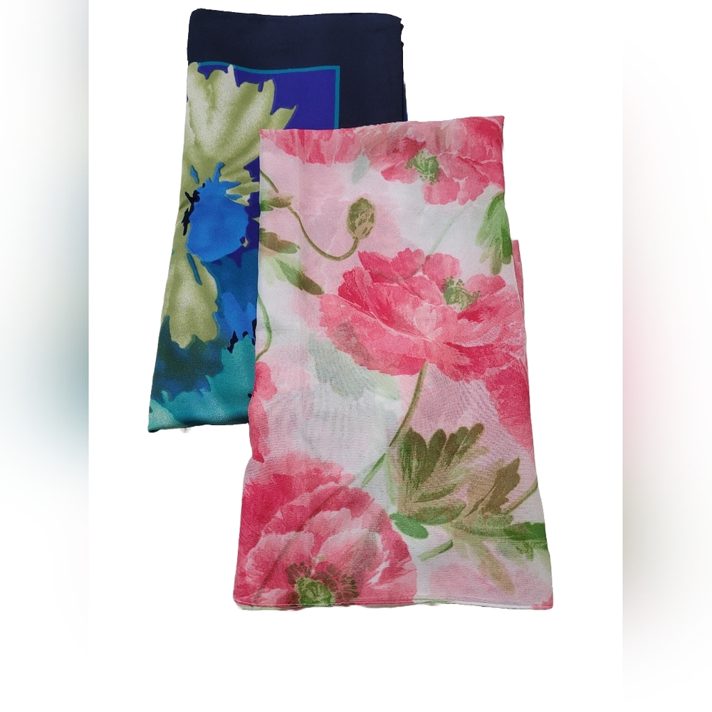 2 ART SCARFs  Made in Italy ART OF THE SCARF